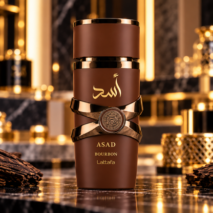 Lattafa Asad Bourbon EDP 100 ml con caja