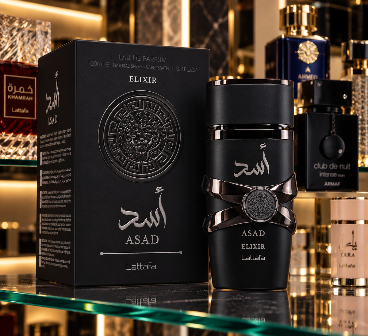 Lattafa Asad Elixir EDP 100 ml con caja